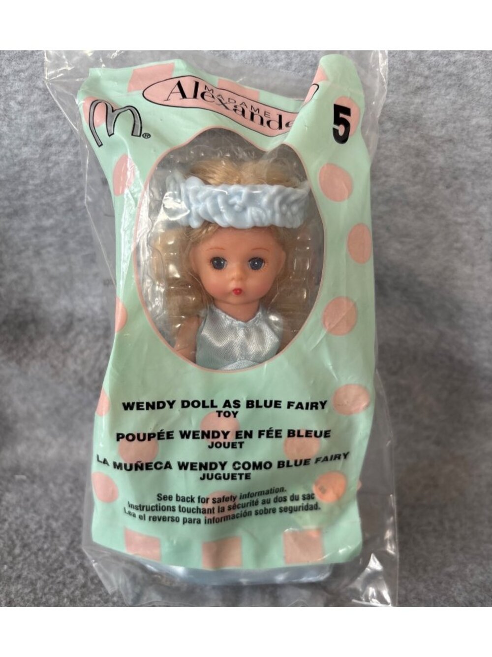 Madame Alexander Wendy Doll Blue Fairy Toy McDonalds 2004 New Collectible Doll